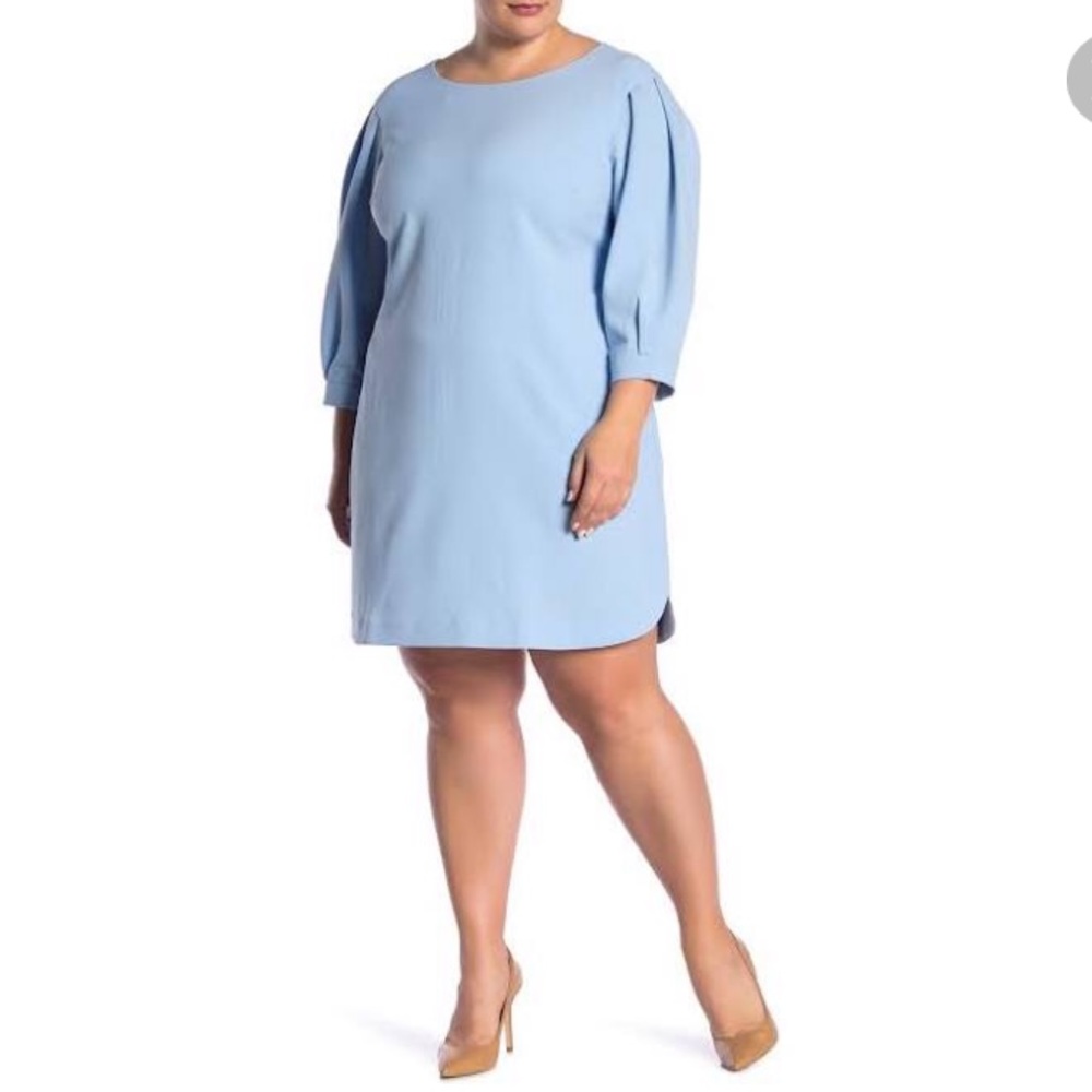 🆕Vince Camuto Textured Creme Dolman Sleeve Dress